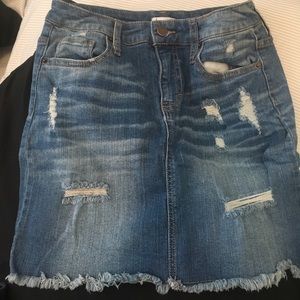 Jean skirt